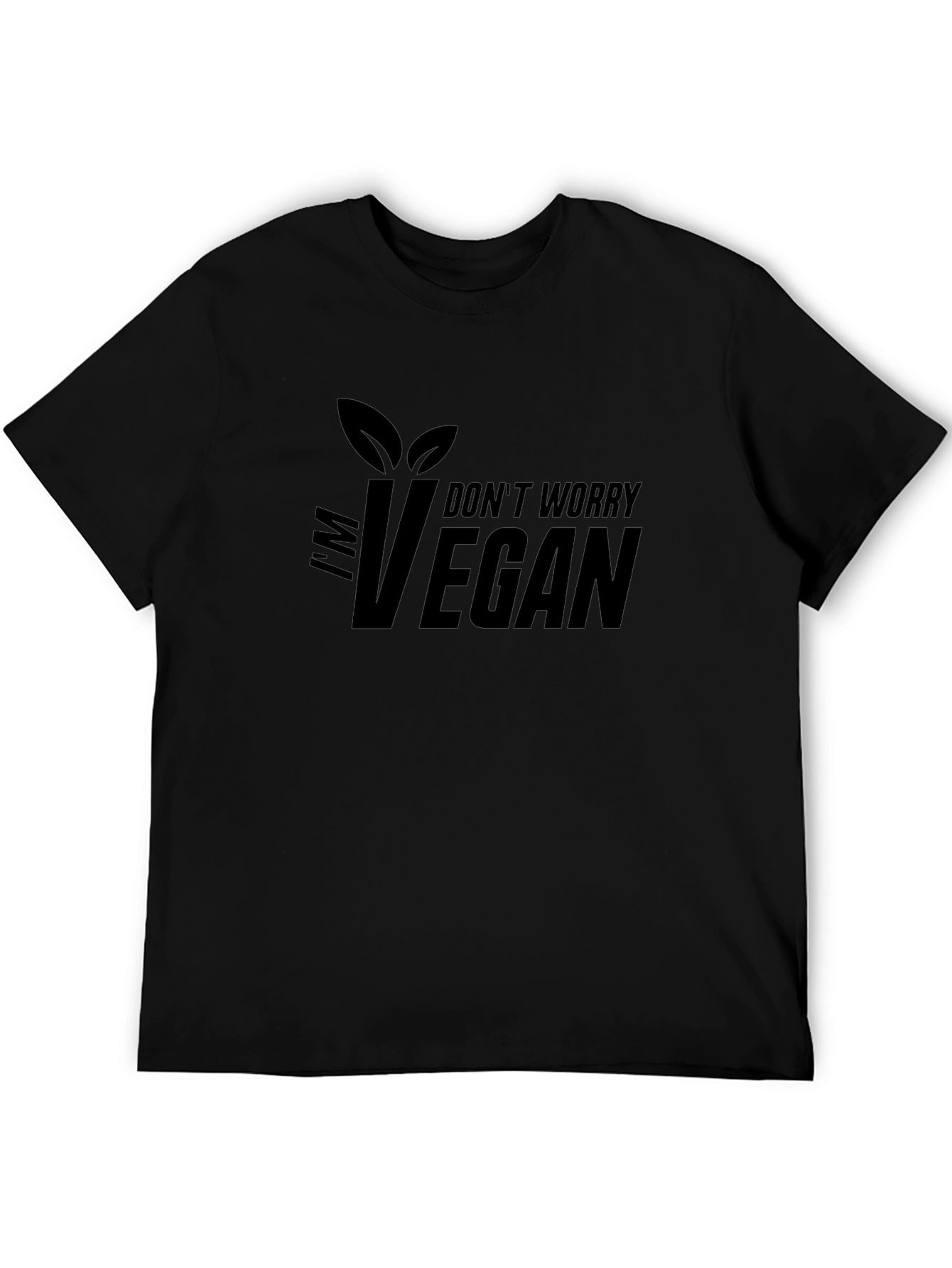 Im Vegan T-Shirt - Dont Worry Graphic Tee