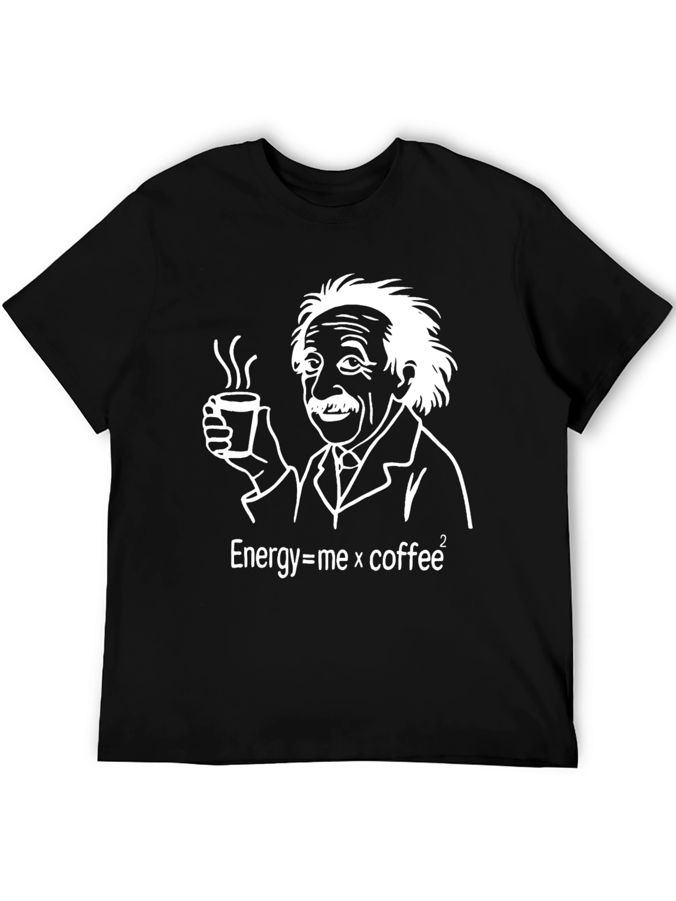 Einstein Coffee Equation Graphic T-Shirt