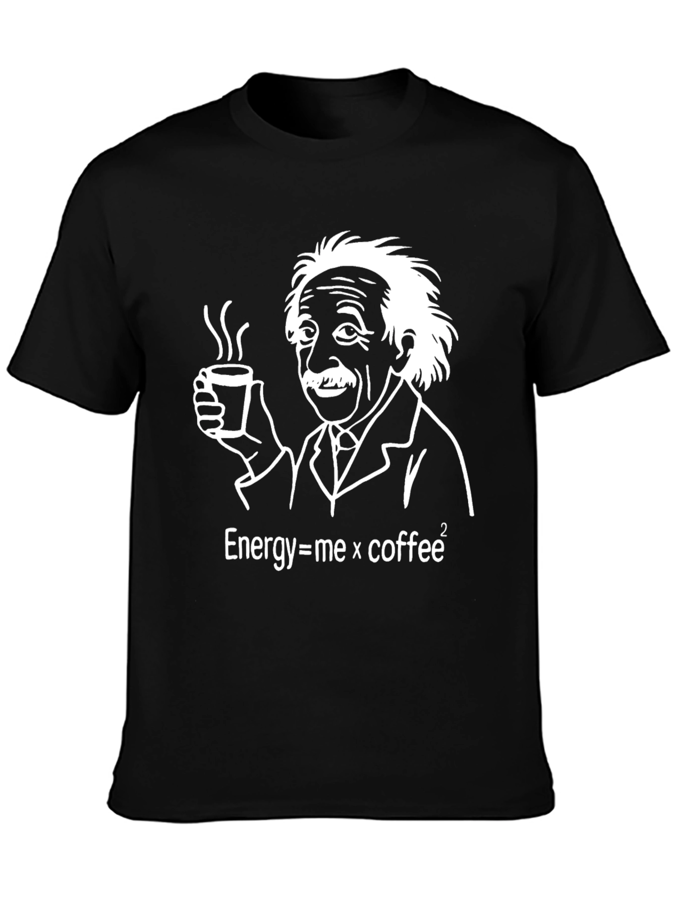 Einstein Coffee Equation Graphic T-Shirt