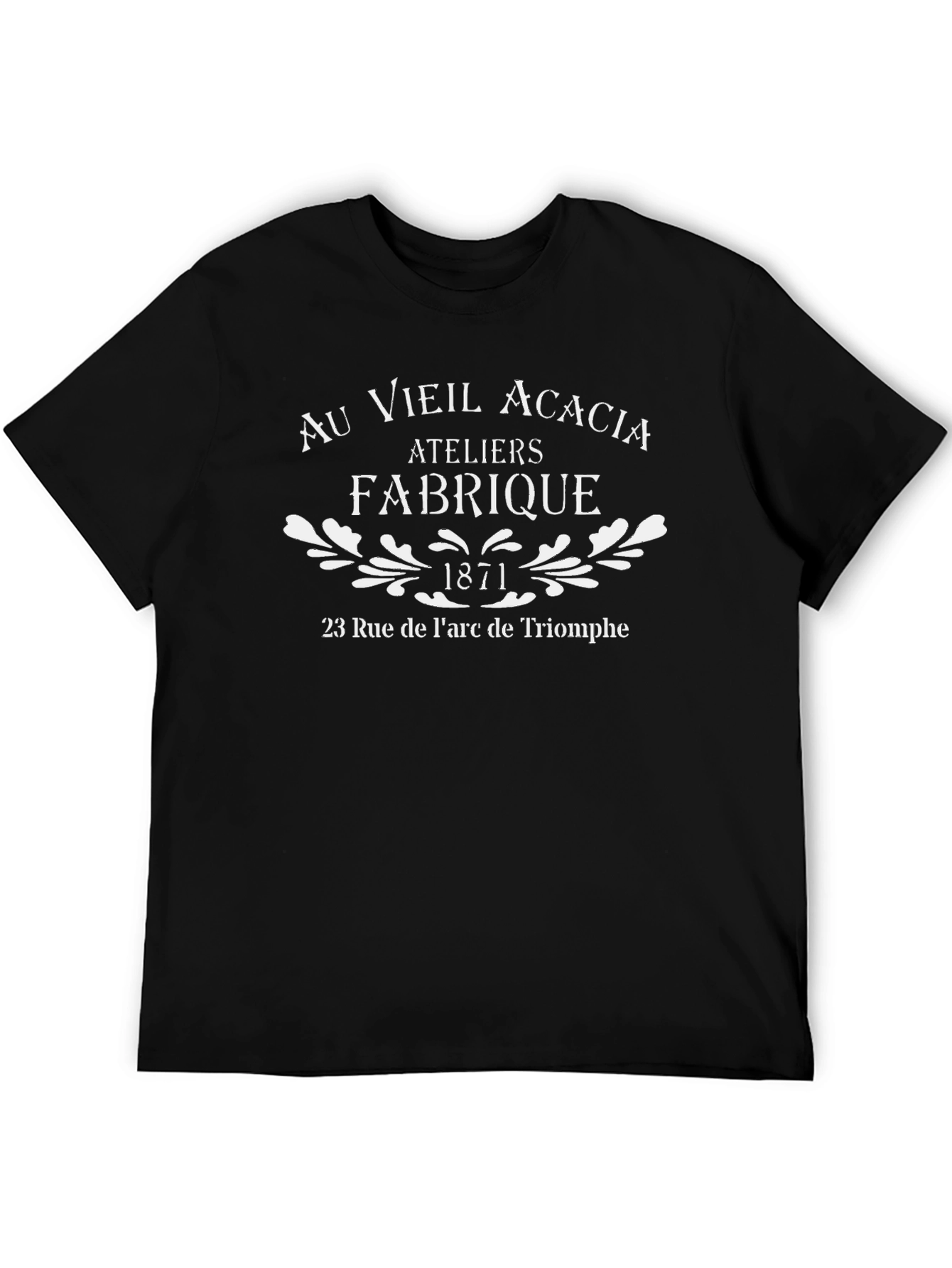 Au Vieil Acacia T-Shirt - Black