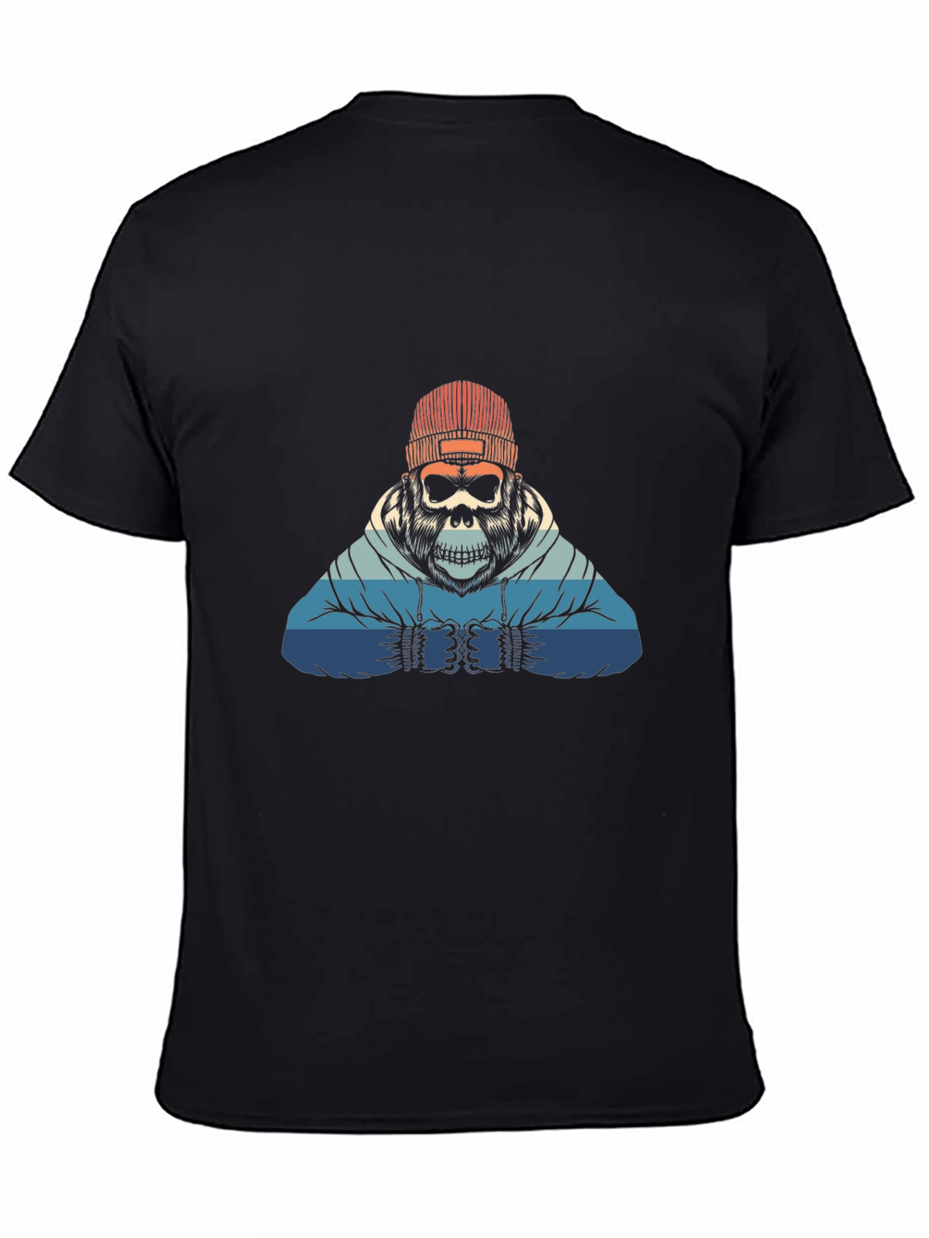 Retro Skull Gorilla Graphic Tee
