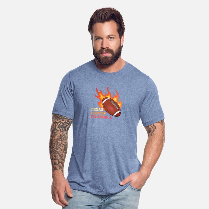 Texas Burning Football Design for proud Texan Fans