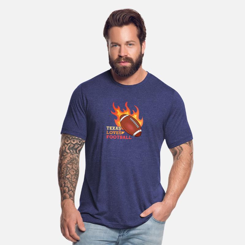 Texas Burning Football Design for proud Texan Fans