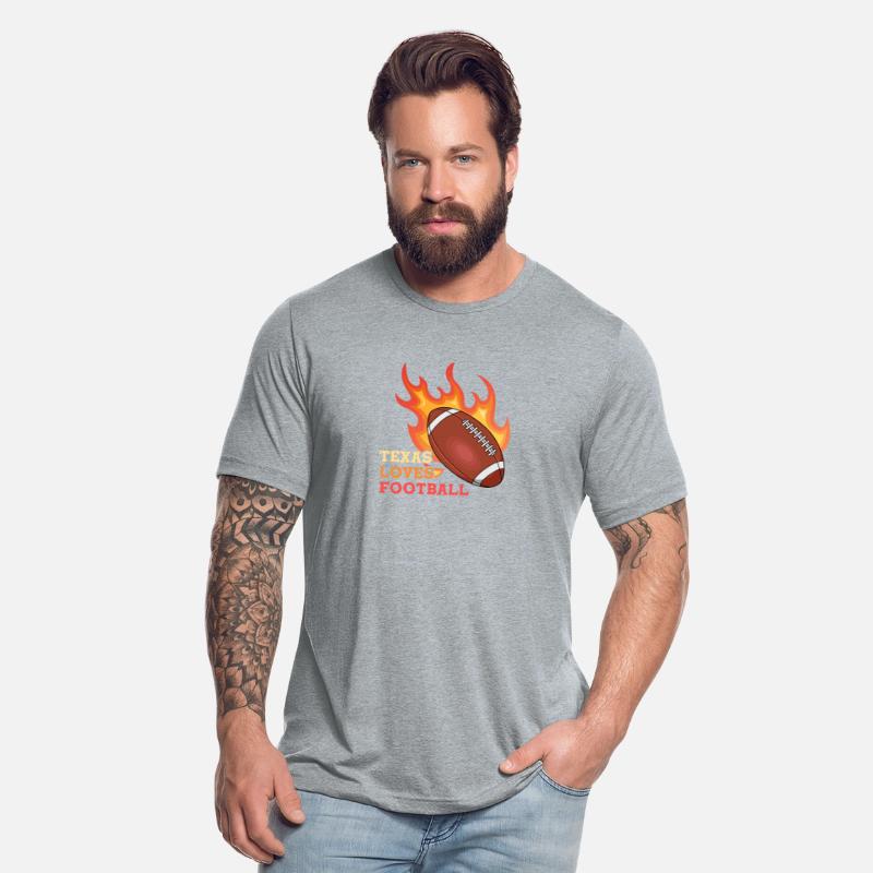 Texas Burning Football Design for proud Texan Fans
