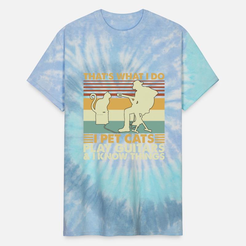 That's What I Do I Pet Cats Play Guitars Vintage