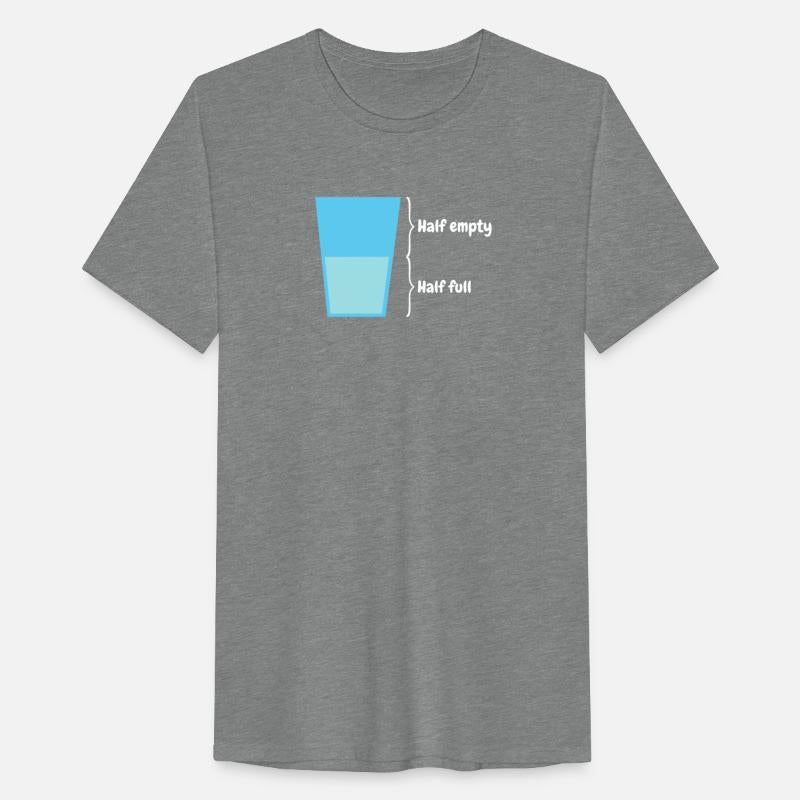 The glass is half empty half full w