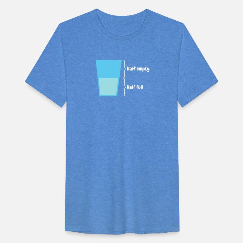 The glass is half empty half full w