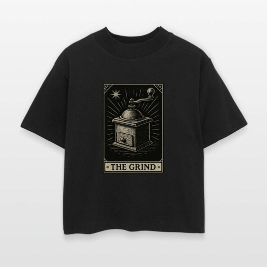 The Grind – Coffee Tarot Manual Grinder Card