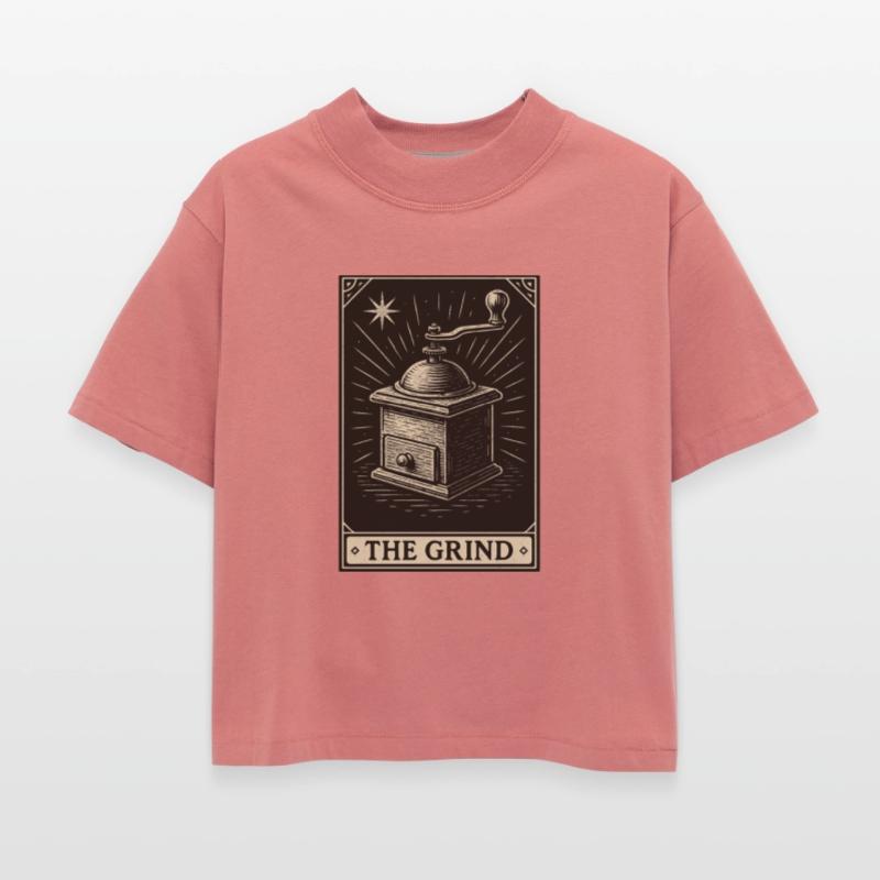 The Grind – Coffee Tarot Manual Grinder Card