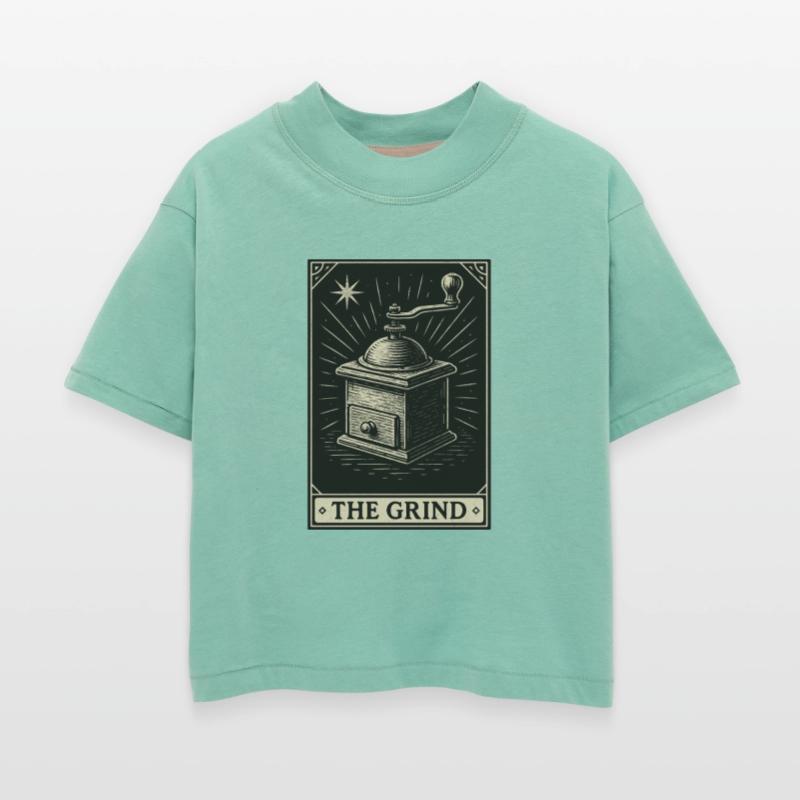 The Grind – Coffee Tarot Manual Grinder Card