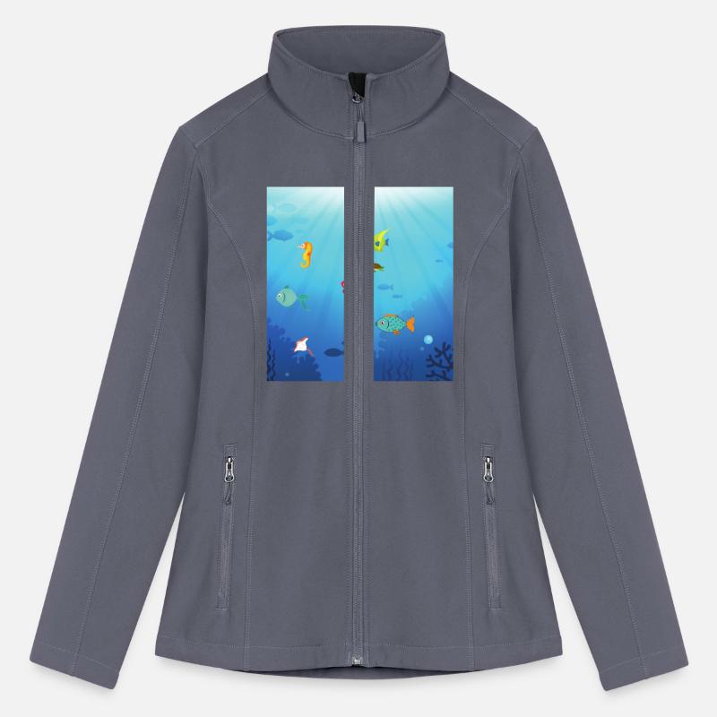 The ocean marine sea life under the water nature