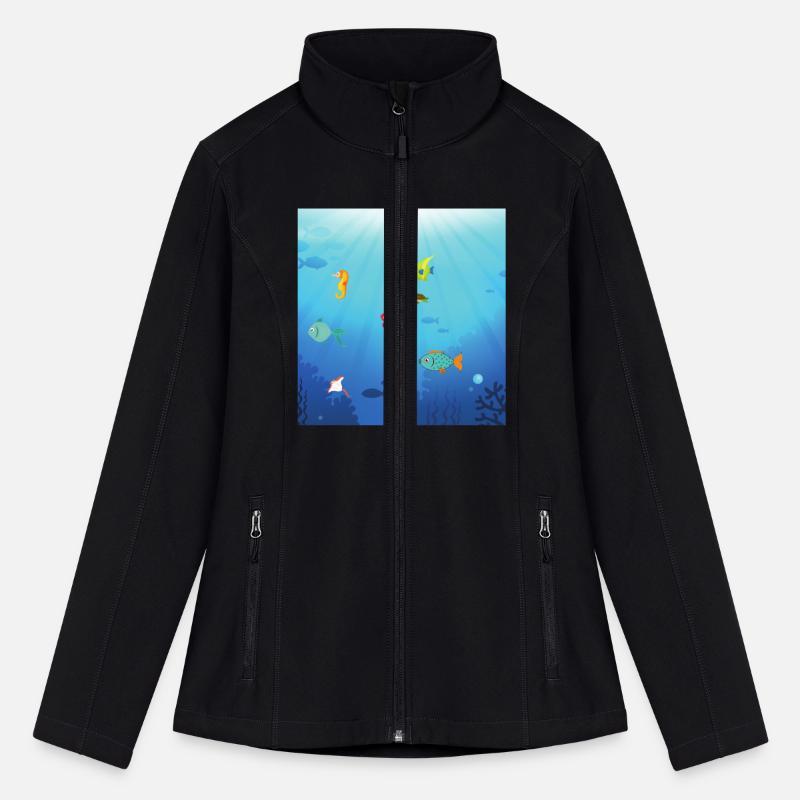 The ocean marine sea life under the water nature