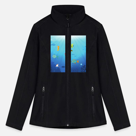 The ocean marine sea life under the water nature