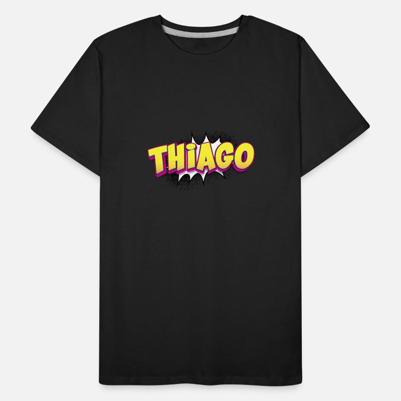 Thiago Custom Name Comic Book Style Pop Art,