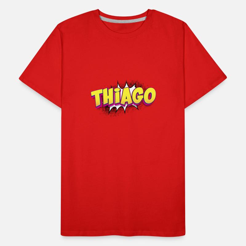 Thiago Custom Name Comic Book Style Pop Art,