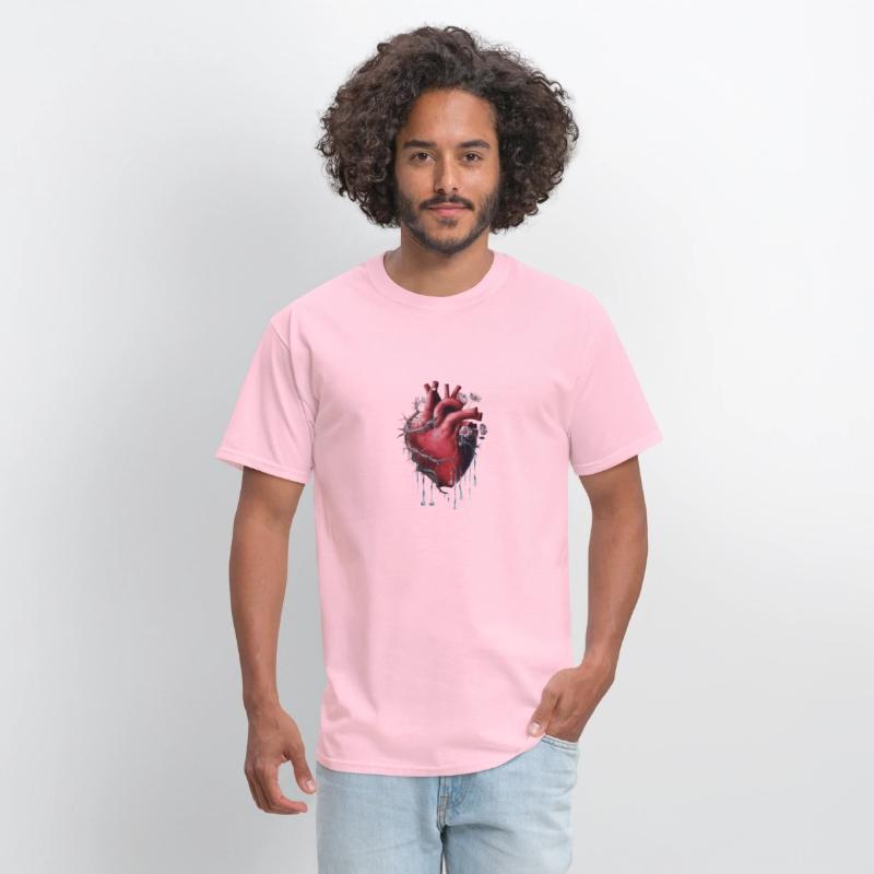 Thorny Heart Bloom Tee - Love, Pain, and Growth Gr