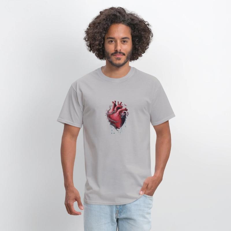 Thorny Heart Bloom Tee - Love, Pain, and Growth Gr