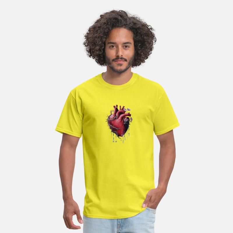 Thorny Heart Bloom Tee - Love, Pain, and Growth Gr