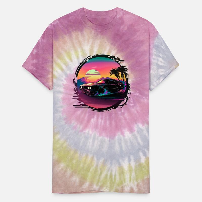 Timeless Wheels: Retro Wave Car Collection