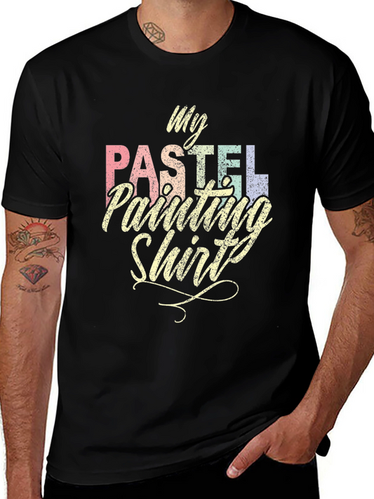 Pastel Painting Shirt - Artistic Graphic Tee