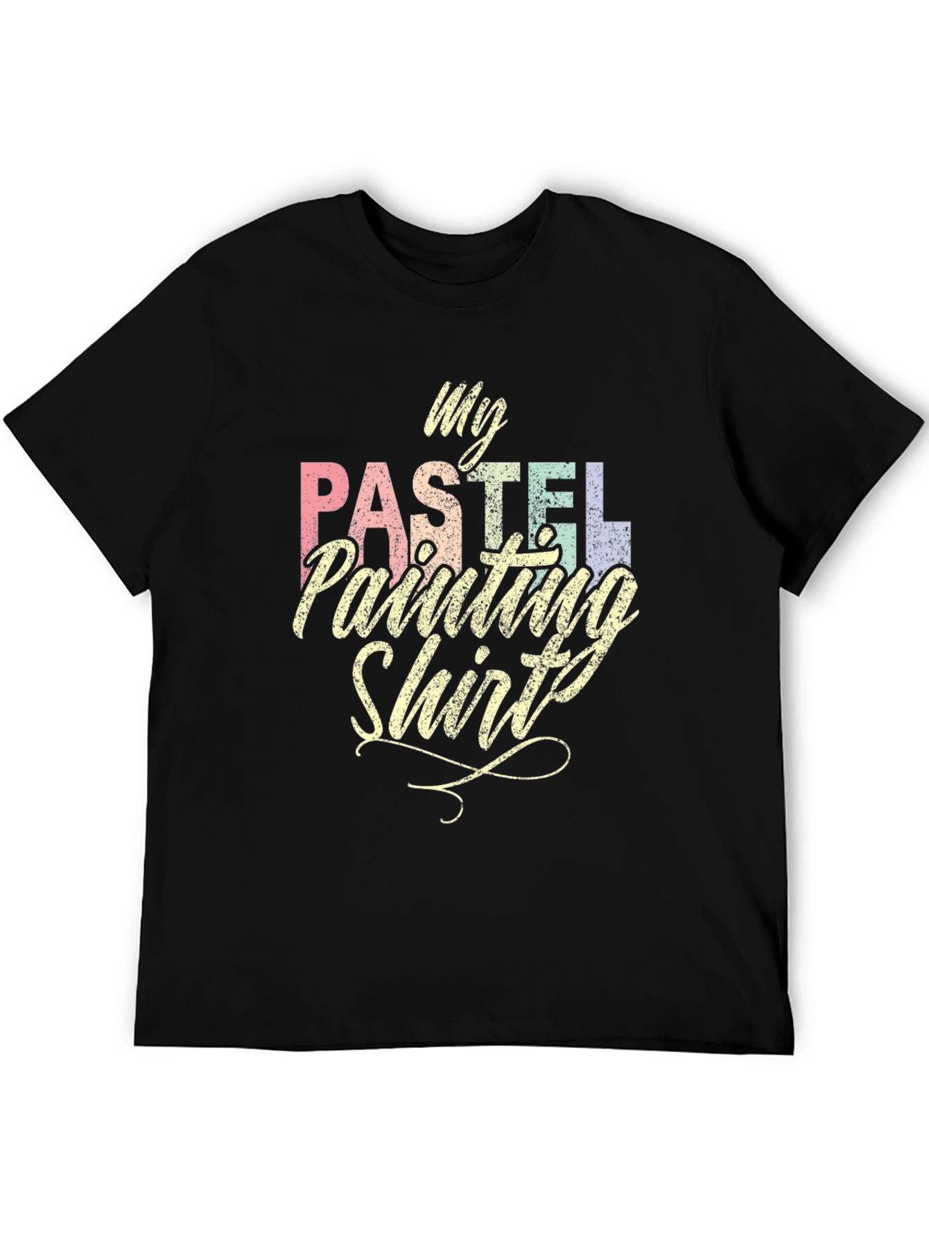 Pastel Painting Shirt - Artistic Graphic Tee