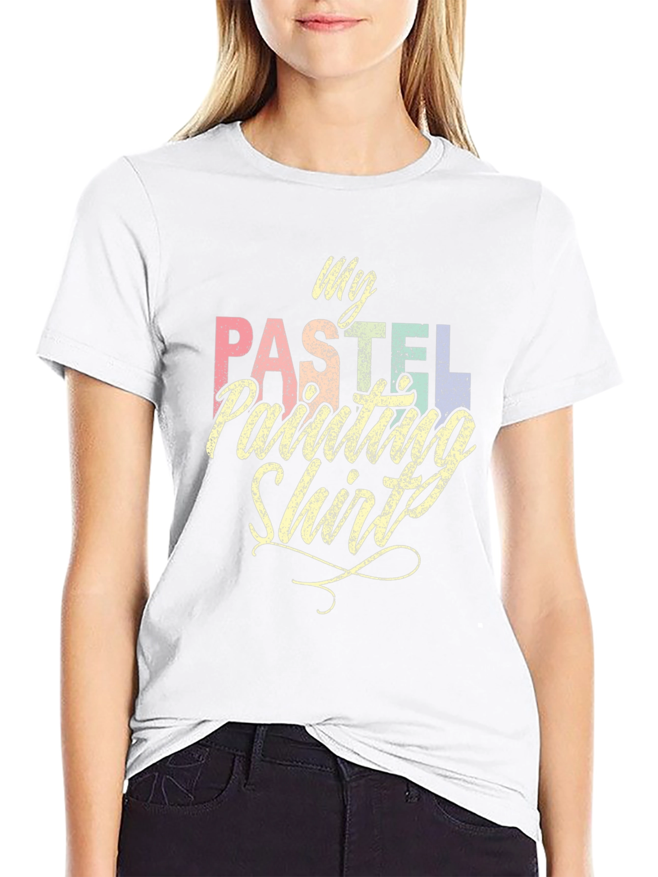 Pastel Painting Shirt - Artistic Graphic Tee