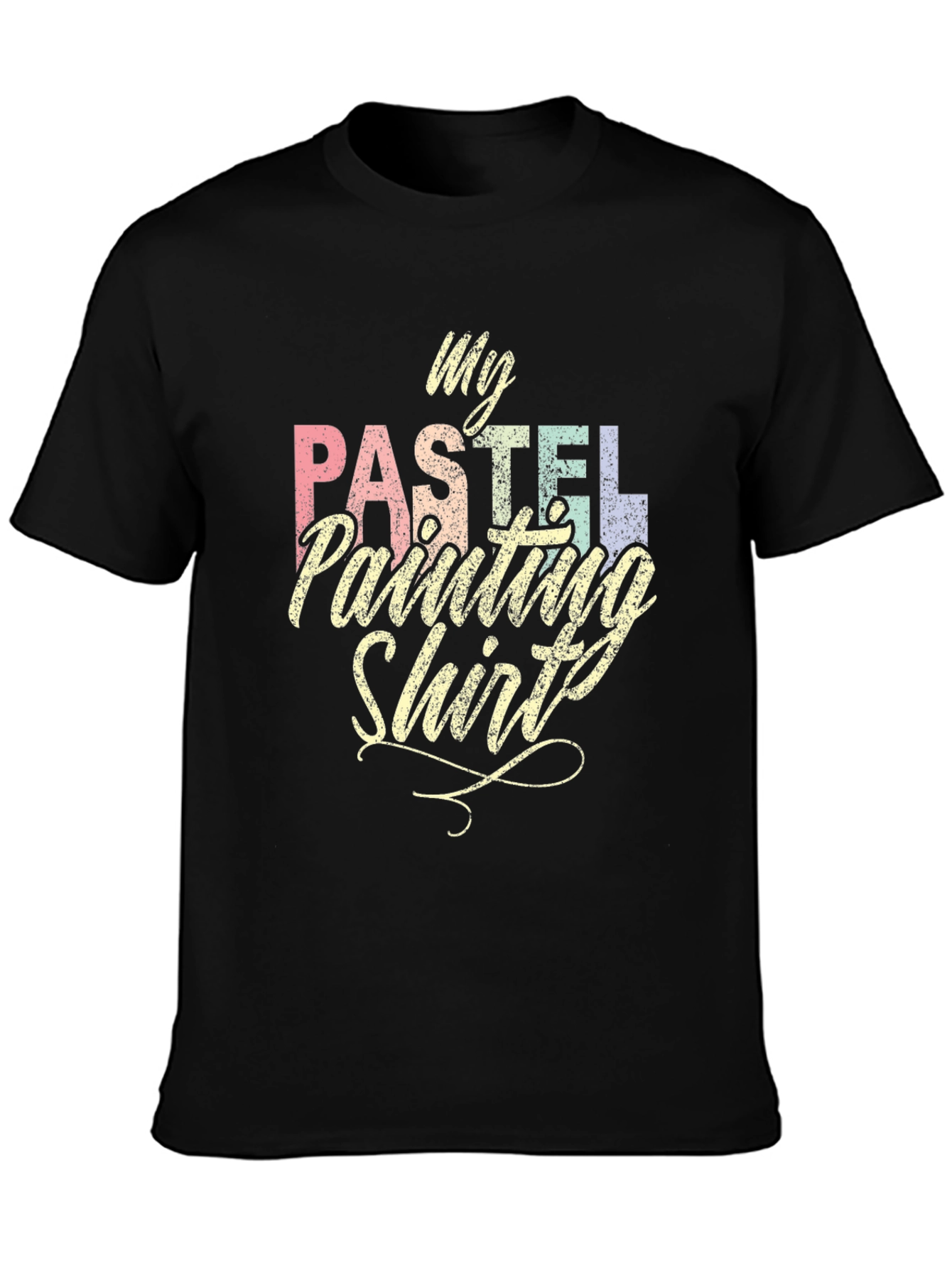 Pastel Painting Shirt - Artistic Graphic Tee