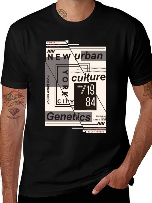 New Urban Culture Graphic Tee - Black
