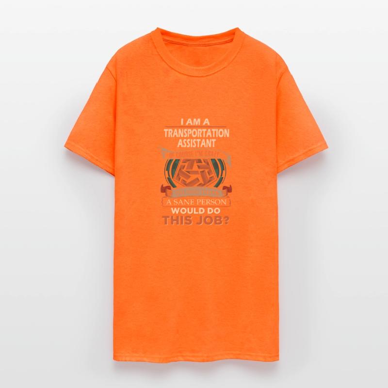 Transportation Assistant T Shirt - Sane Person Gif