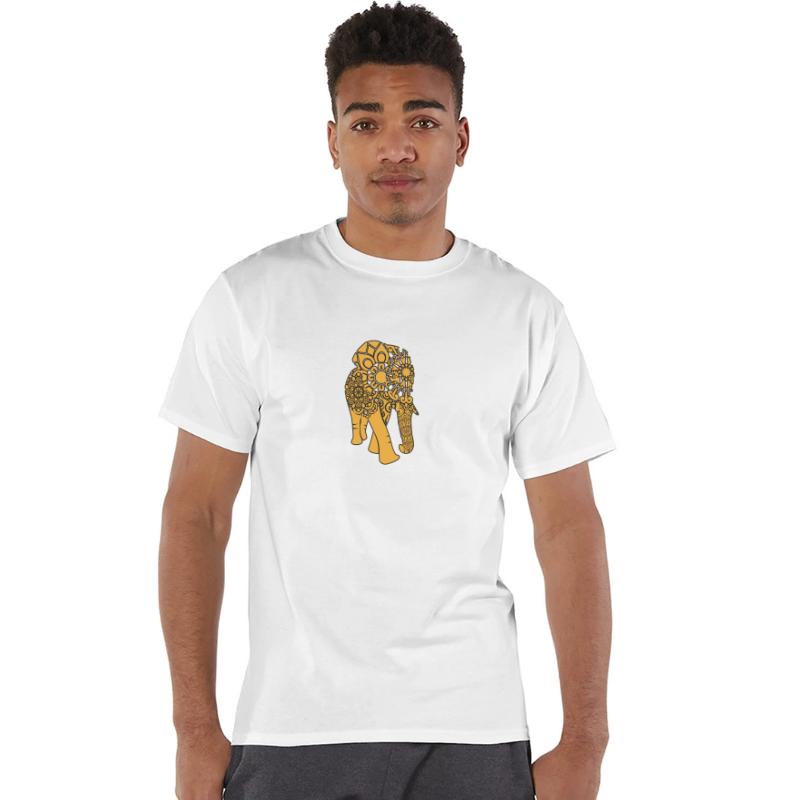 Tribal Elephant Elephant Silhouette Swirls Mandala