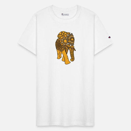 Tribal Elephant Elephant Silhouette Swirls Mandala