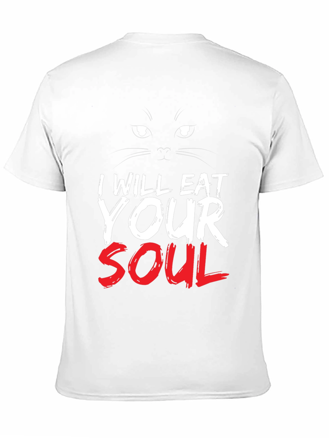 I Will Eat Your Soul Black Cat T-Shirt