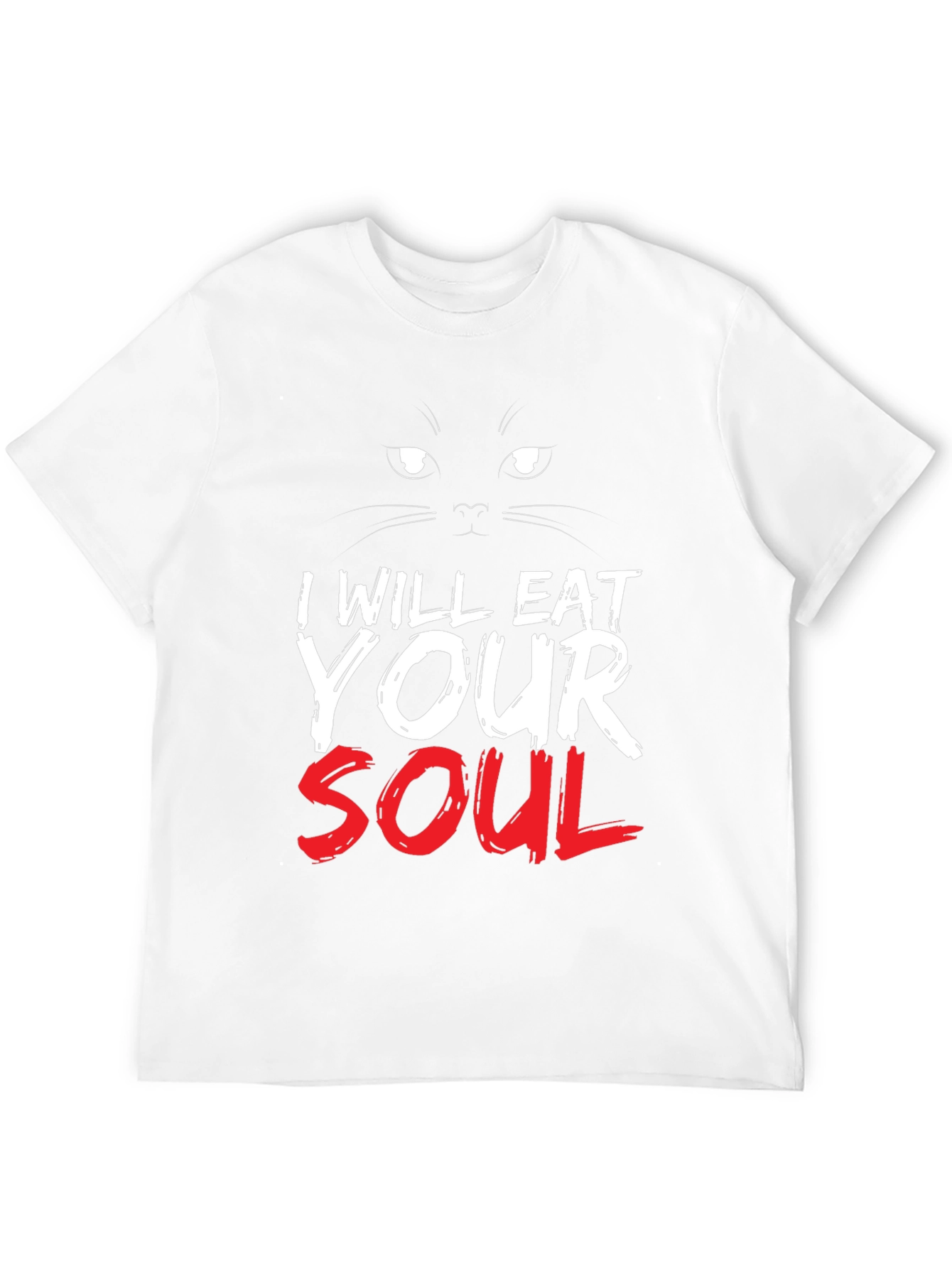I Will Eat Your Soul Black Cat T-Shirt