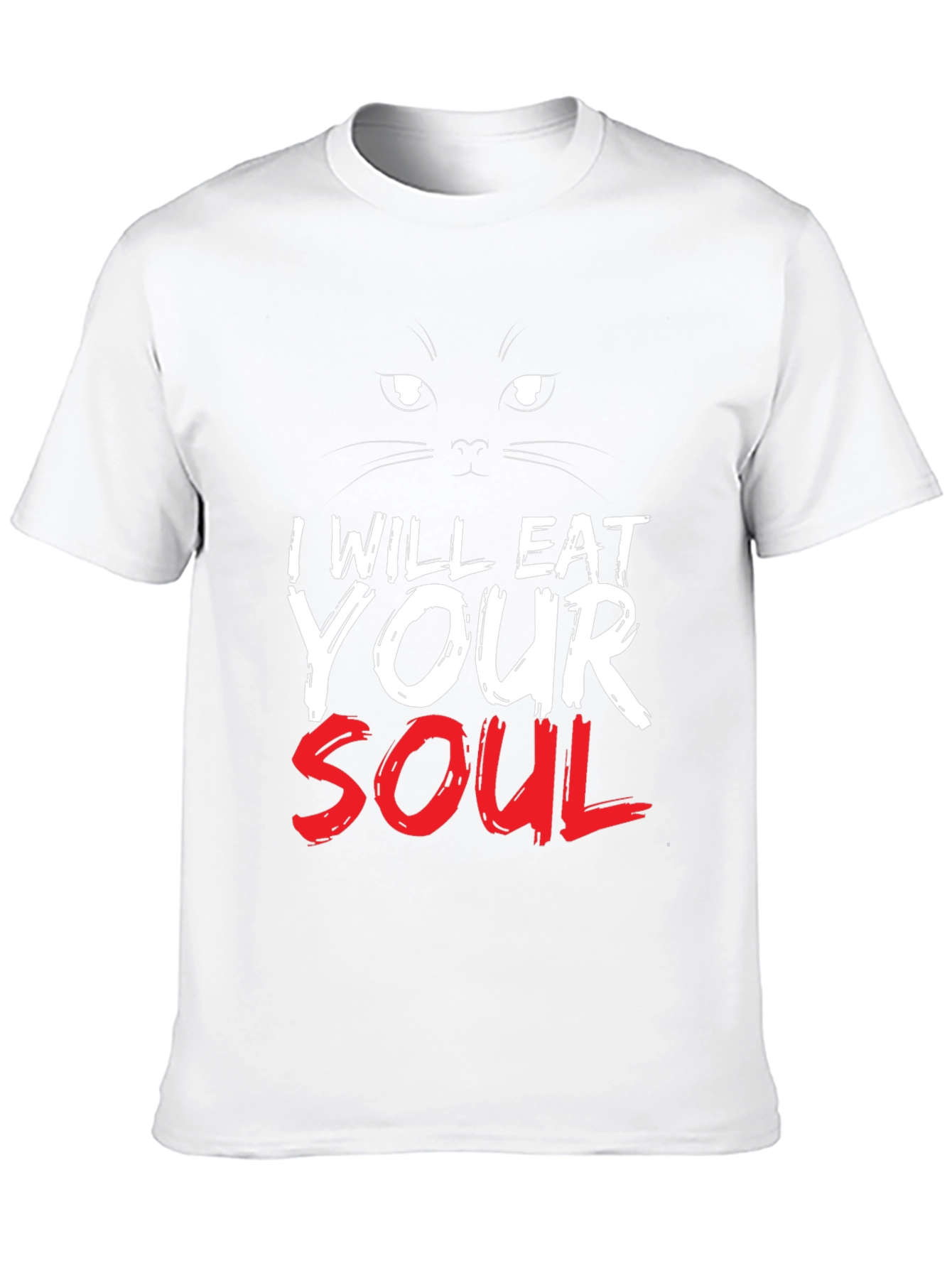 I Will Eat Your Soul Black Cat T-Shirt
