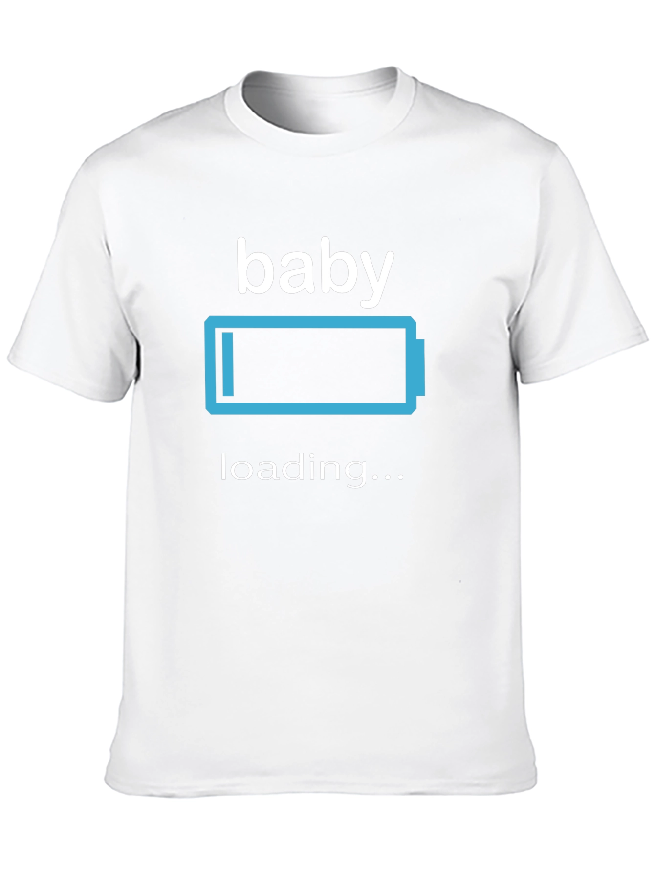 Baby Loading T-Shirt Pregnancy Announcement Tee