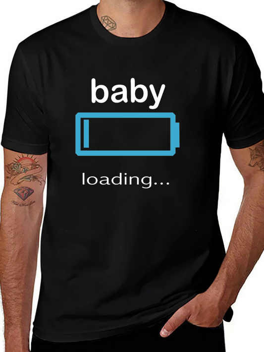 Baby Loading T-Shirt Pregnancy Announcement Tee