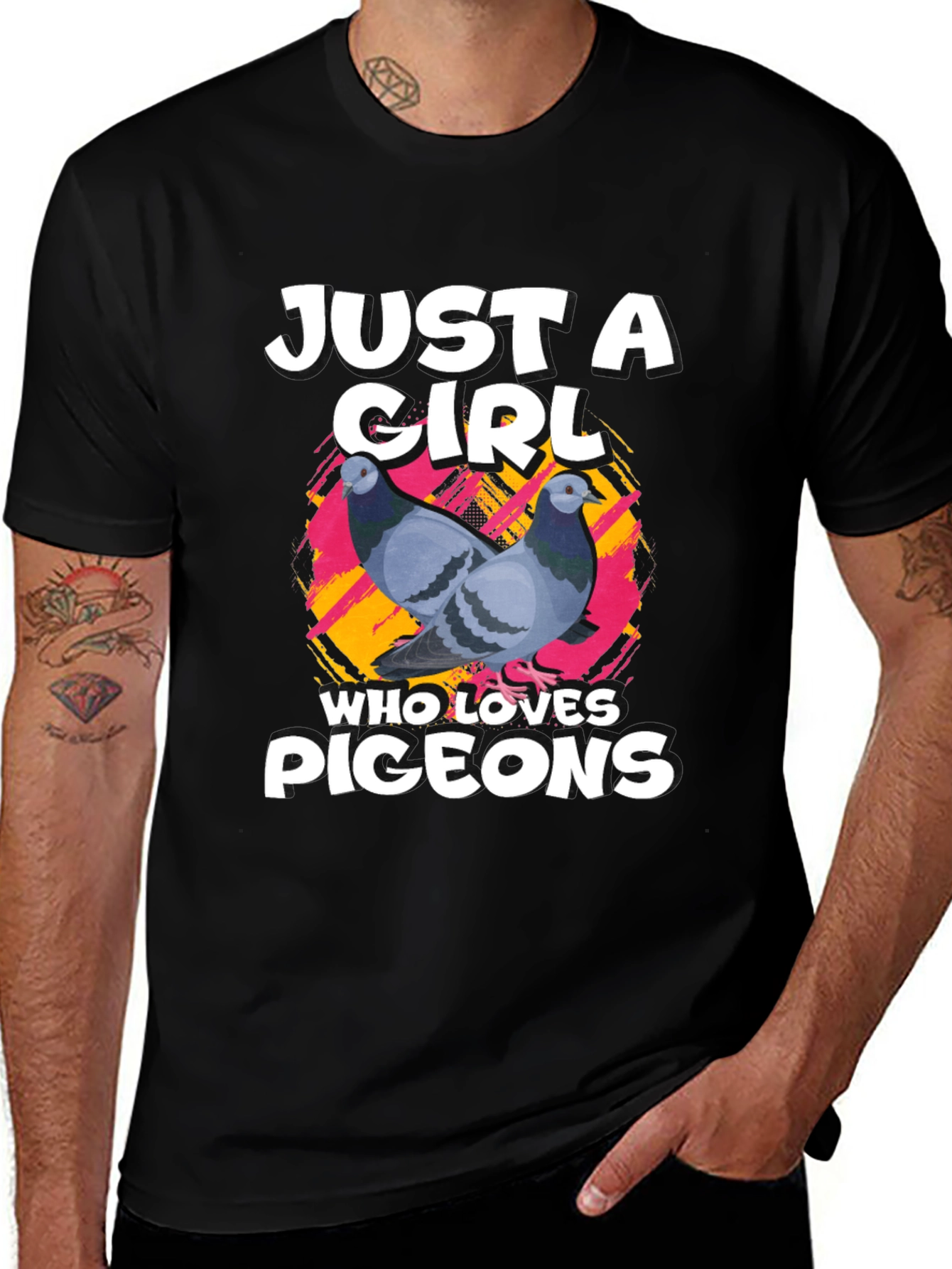 Just A Girl Who Loves Pigeons T-Shirt