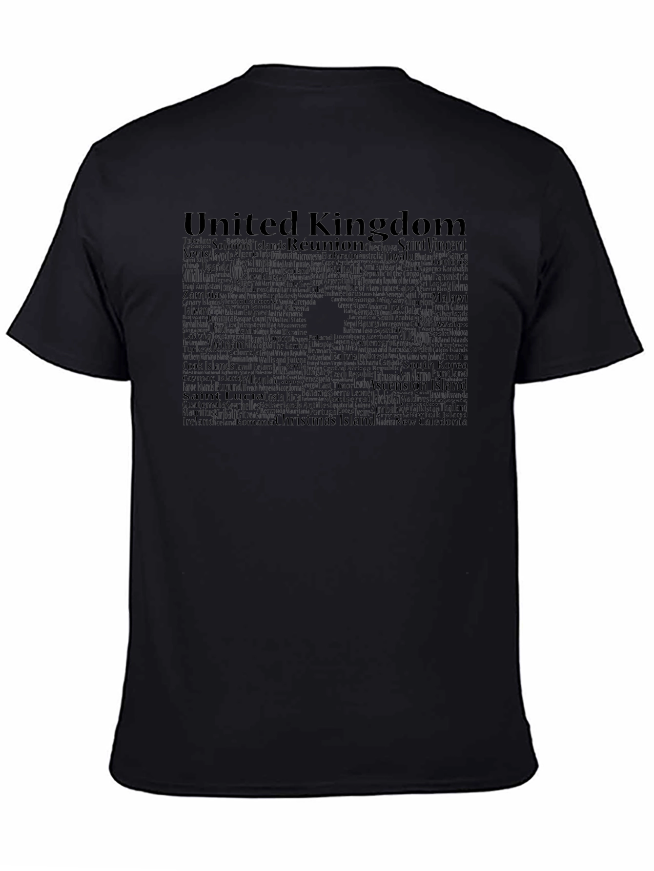Word Art United Kingdom T-Shirt