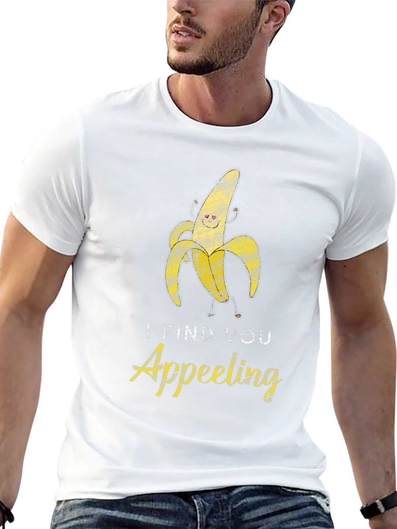 I Find You Appeeling Funny Banana Graphic T-Shirt
