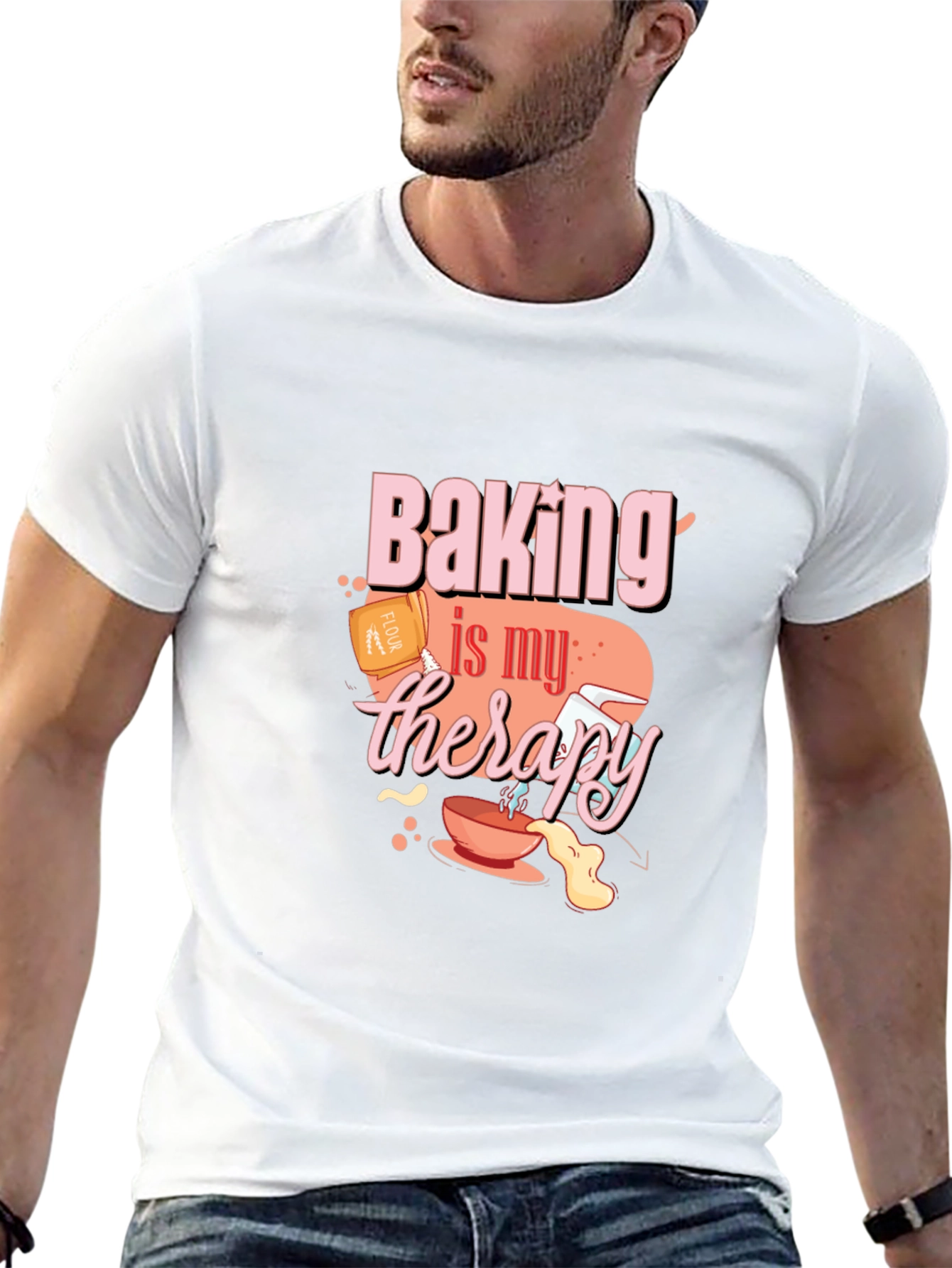 Baking Therapy T-Shirt - Comfort & Style