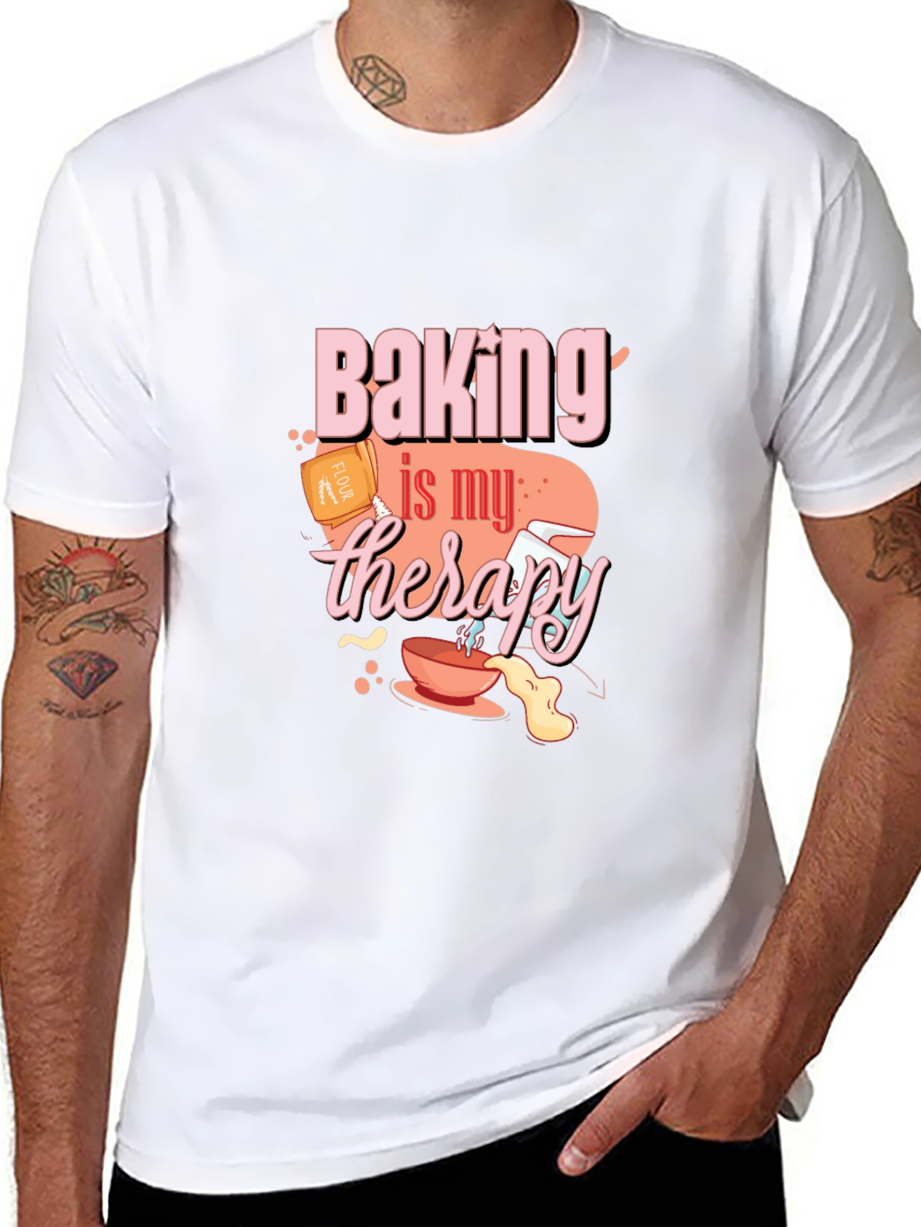 Baking Therapy T-Shirt - Comfort & Style