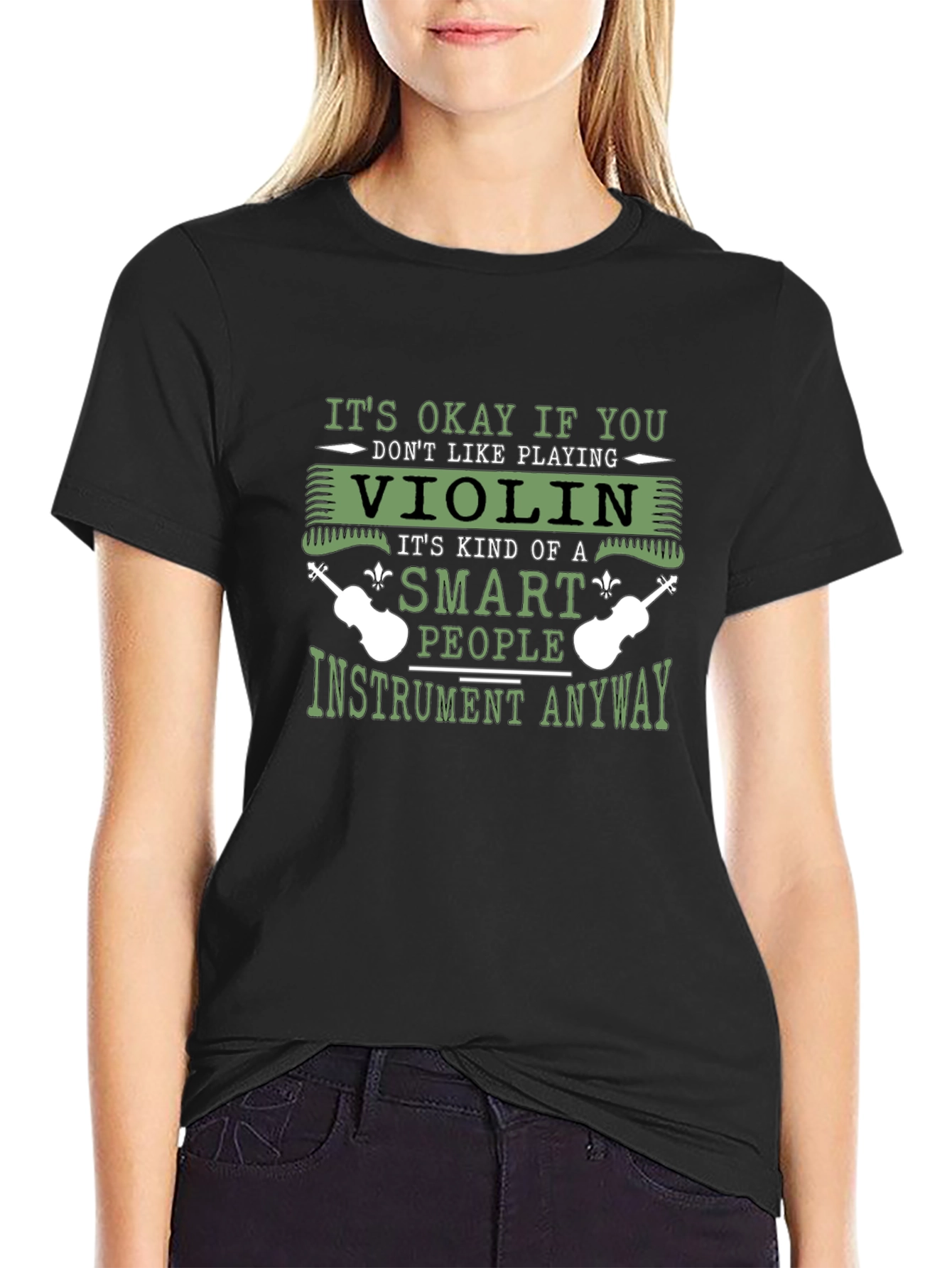 Violin Smart People Instrument T-Shirt