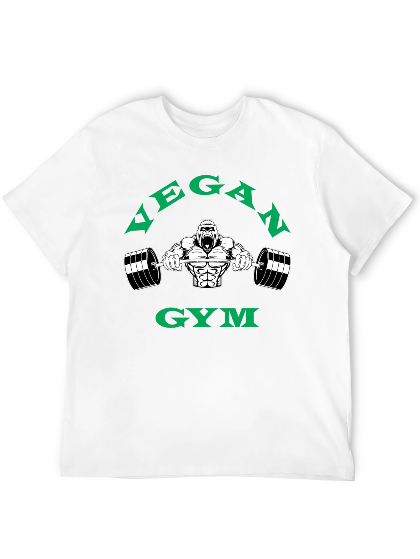 Vegan Gym Gorilla Graphic T-Shirt