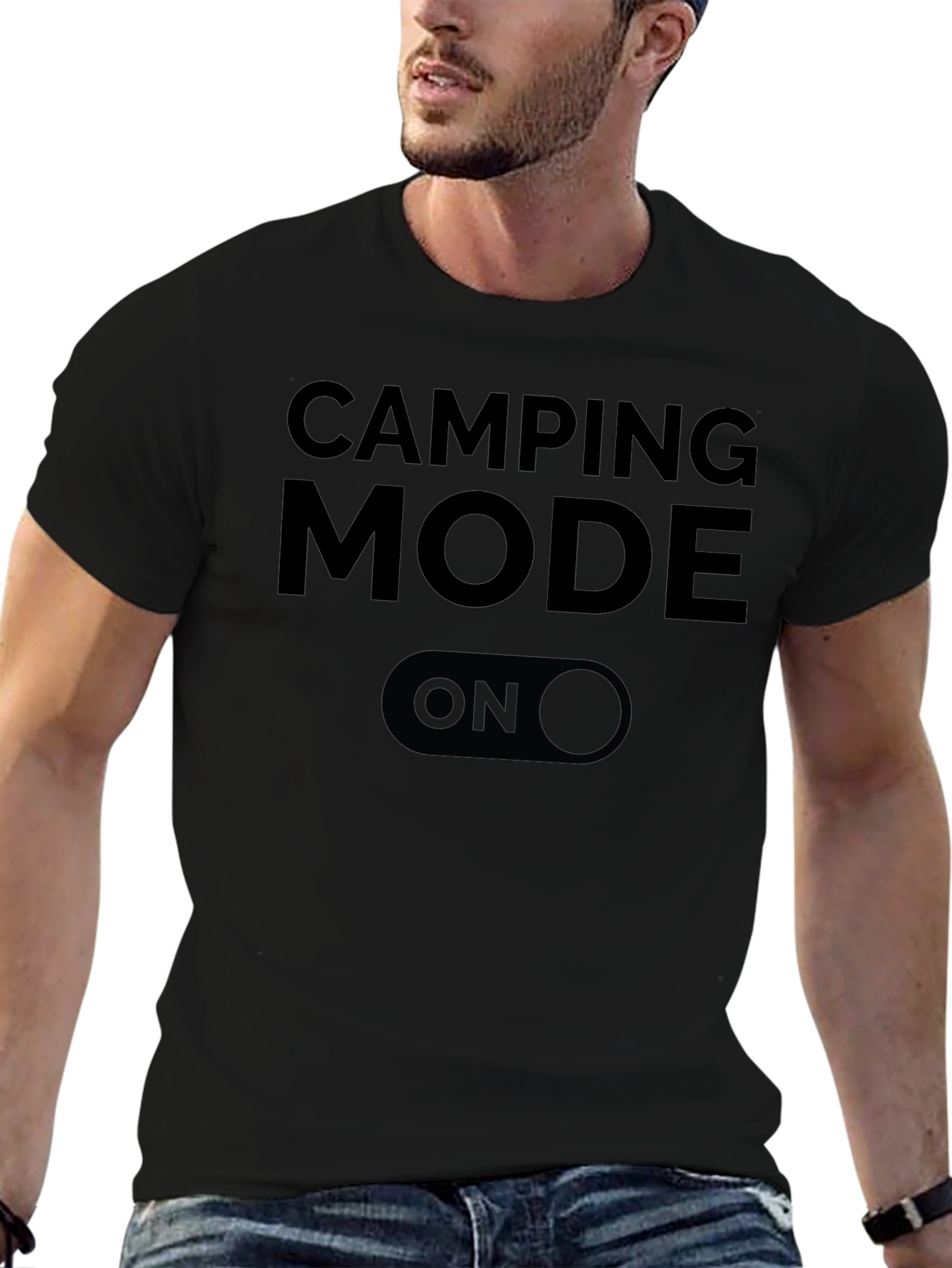 Camping Mode ON Graphic T-Shirt
