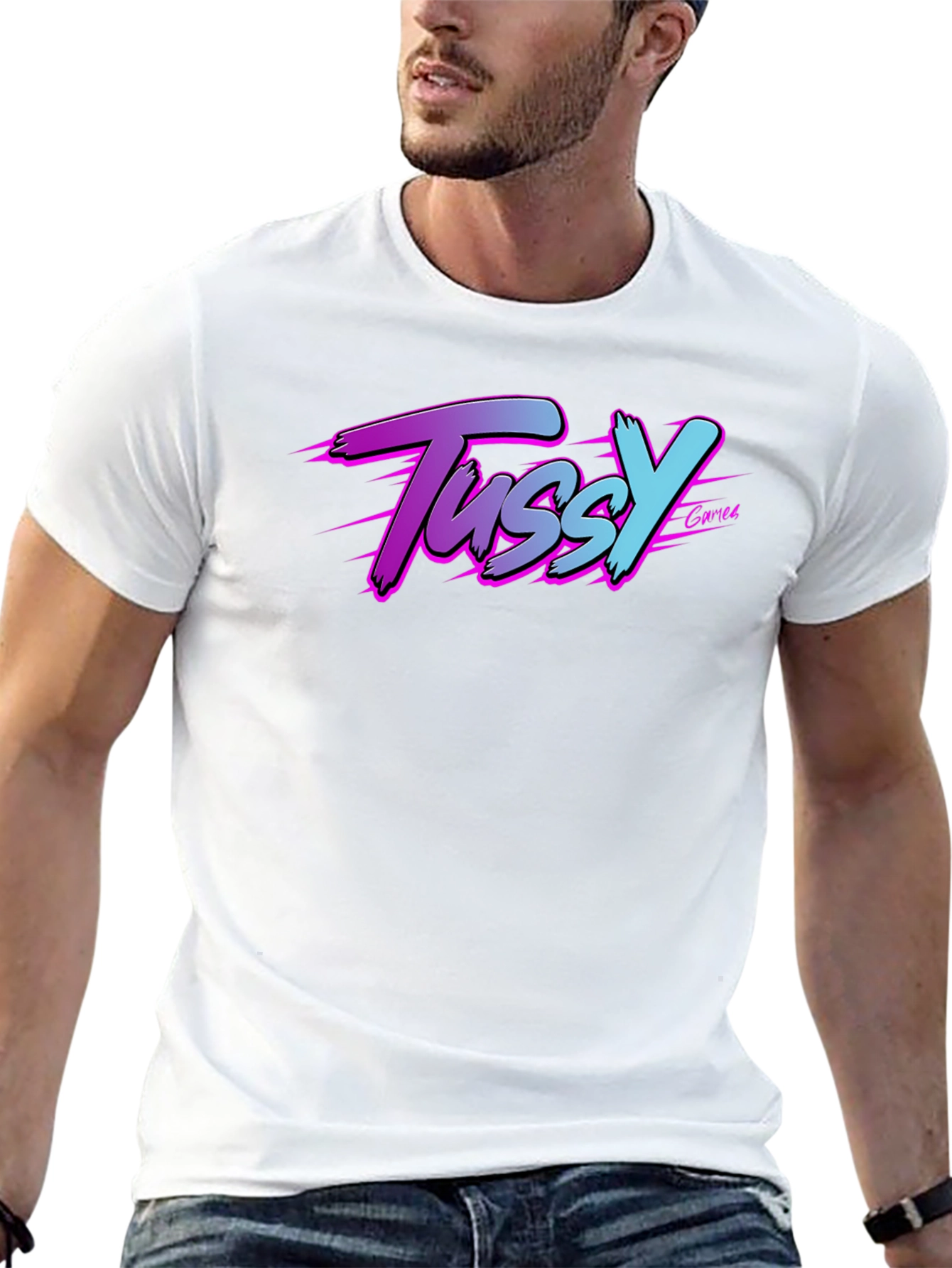 Tussy Gamer T-Shirt - Black Graphic Tee