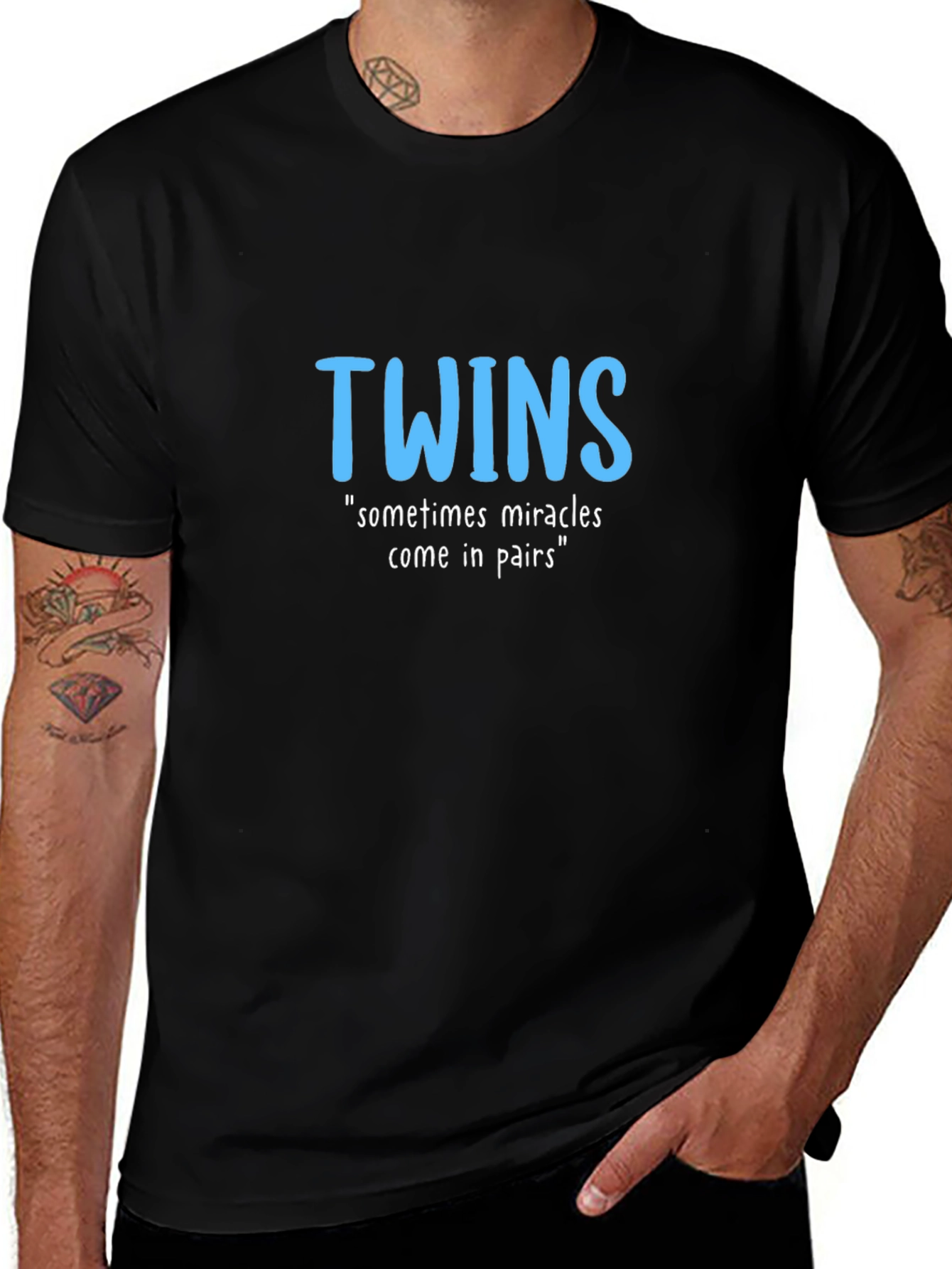 Twins Miracle T-Shirt: Cute & Comfy!