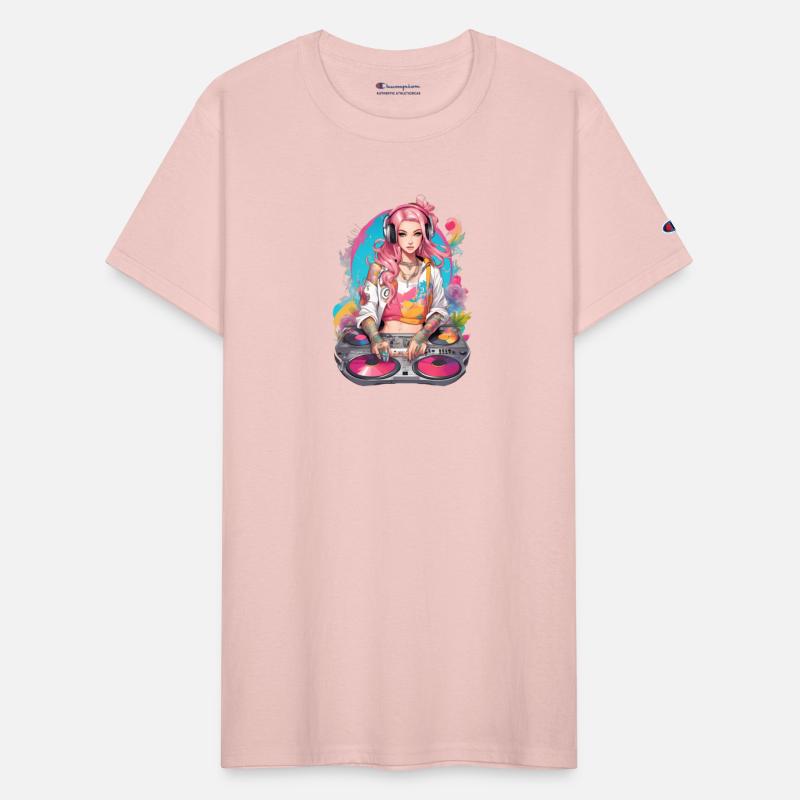 Underground Rave Party DJ Girl