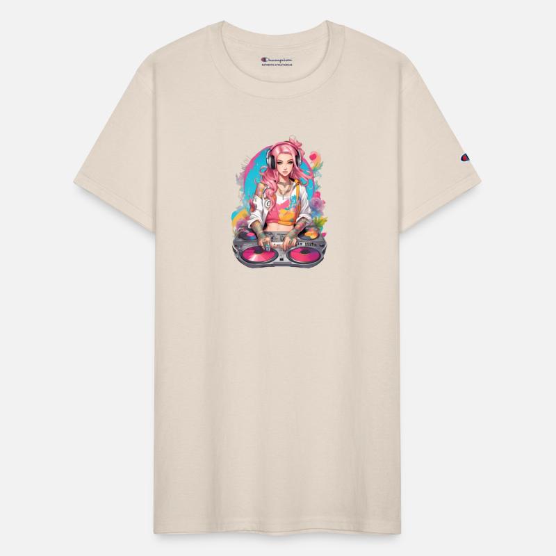 Underground Rave Party DJ Girl