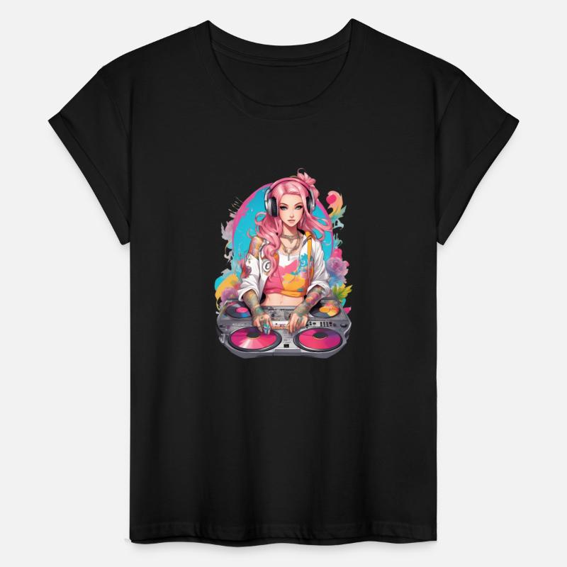 Underground Rave Party DJ Girl