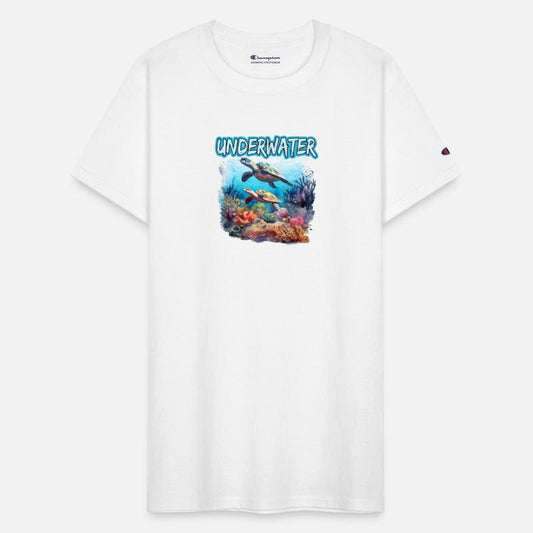 Underwater Ocean Life Sea Turtle Coral Reef